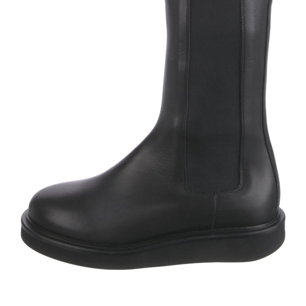 Legres black leather high Chelsea boot - Picture 8 of 13